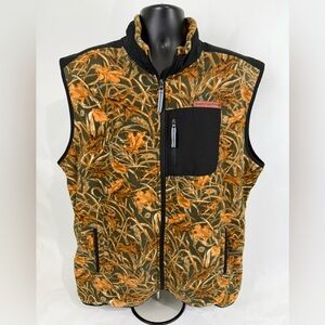 Simply Southern Men's Leaf‎ Pattern Vest Camo XXL